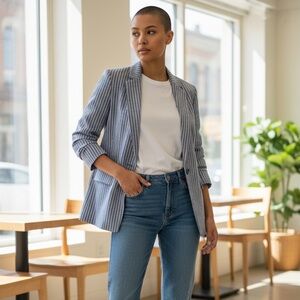 BCBGMaxAzria Striped Blazer.  Like New.  Size XS.